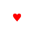Gif animé coeur éclatant